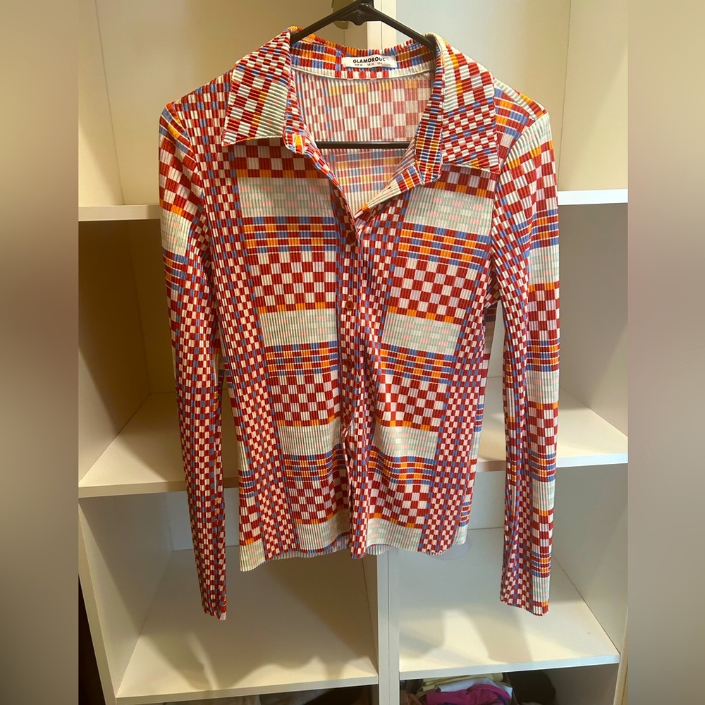 Glamorous button down shirt size US 6